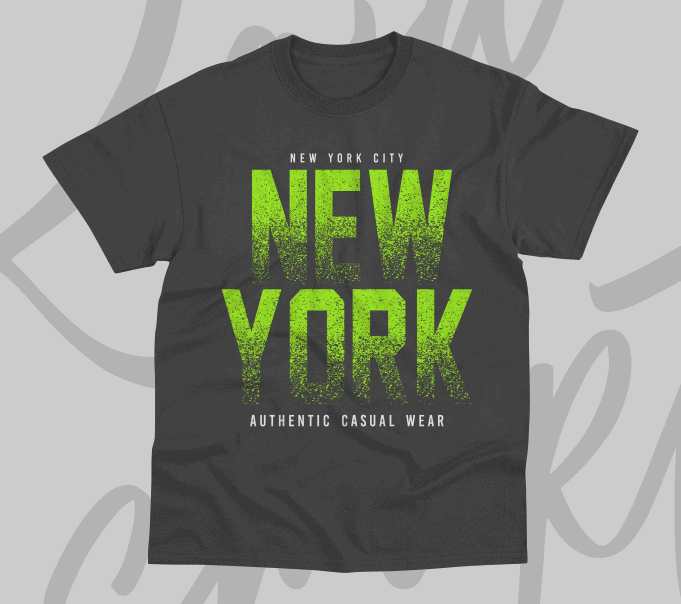 New york typography t-shirt design