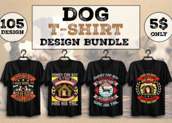 Dog T-shirt Design Bundle