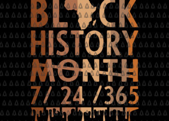 Black History Month 2022 Black History 365 Melanin Pride Svg, Black History Month Svg, Melanin Svg t shirt template