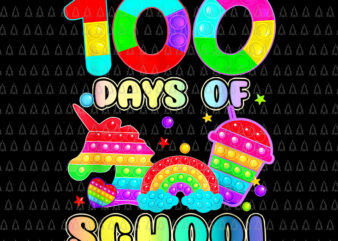 100 Days Of School Pop it Teacher Png, Pop it Teacher Png, 100 Days Of School Unicorn Png, Unicorn Png