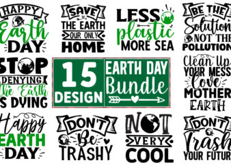 Earth Day SVG Design Bundle
