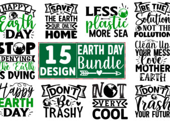 Earth Day SVG Design Bundle