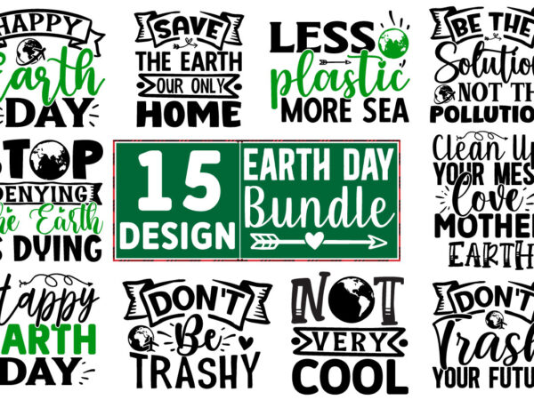 Earth day svg design bundle
