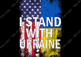 Ukrainian Lover I Stand With Ukraine Svg, Ukrainian American Flag Ukraine USA Roots Svg, Flag Ukraine Svg, Ukraine Svg, I Stand With Ukraine Svg