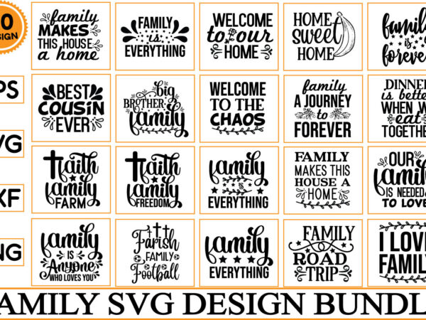 Family svg design bundle