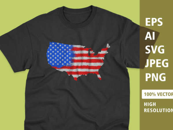 Usa t-shirt design