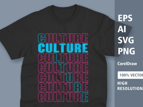 Pop culture typography tshirt designs