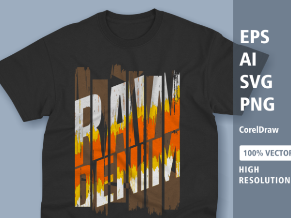 Raw denim t shirt design Raw denim t shirt design