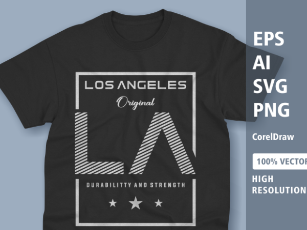 Los angeles t shirt design