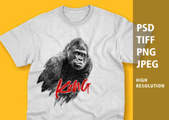 Kong t-shirt design