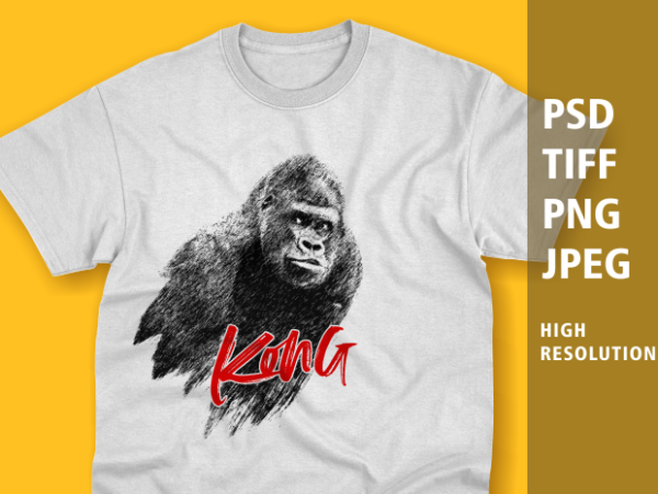 Kong t-shirt design