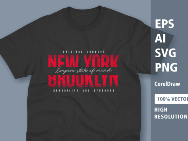 Brooklyn new york urban street t shirt design, urban city t shirt design, urban style t shirt design