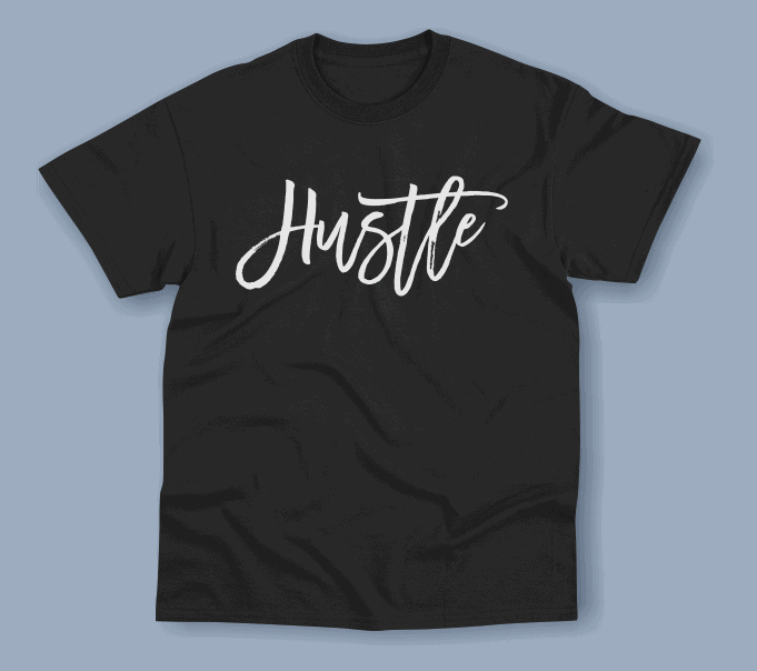 the hustle tshirt design for sale