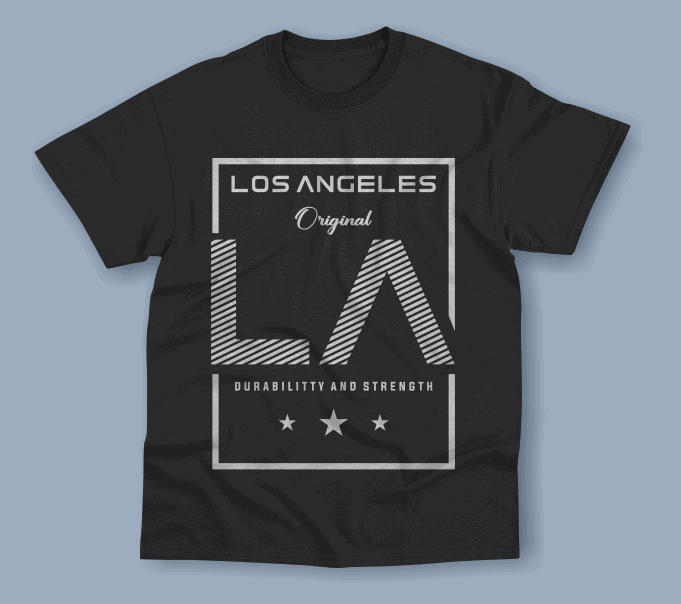Los angeles t shirt design - Buy t-shirt designs