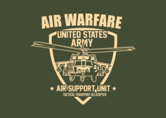 HELICOPTER AIR SUPPORT UNIT graphic t shirt