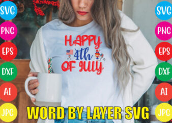 Happy 4th of July SVG vector for t-shirt