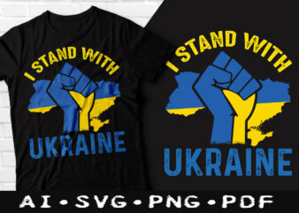 I Stand With Ukraine tshirt design, Support ukraine t-shirts, Ukrainian american t-shirts, freedom ukraine, I support ukraine, Ukraine strong, I stand with ukraine, I stand with ukraine war, I stand