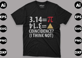 Pi Day Print Template t shirt illustration