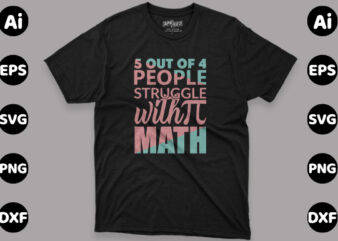 Pi Day Print Template t shirt illustration