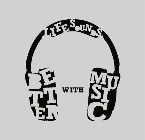 Life sounds better with music6, happy, cheerful, t shirt design, t shirt design for commercial use