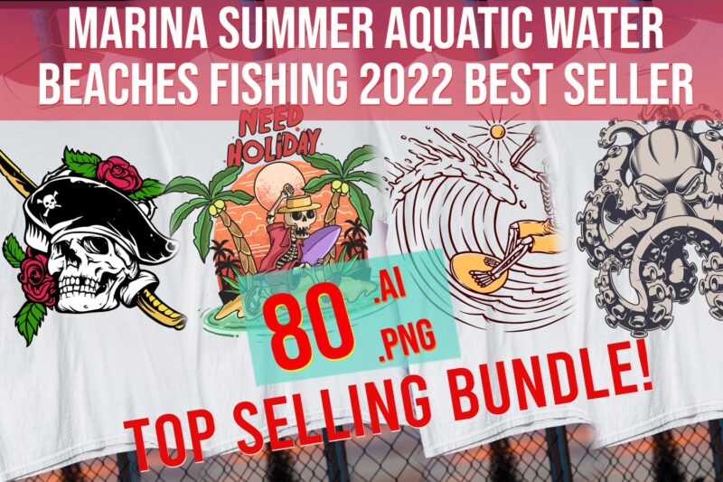 Marina Summer Aquatic Water Beaches Fishing 2022 Sea Vacation Best Seller