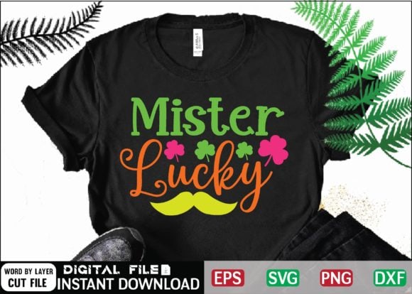 Mister lucky svg design , drinking, funny, funny irish, funny st patricks, green, green st patricks day, happy st patricks, happy st.patrick’s day, ireland, irish, leprechaun, little mister lucky charm,