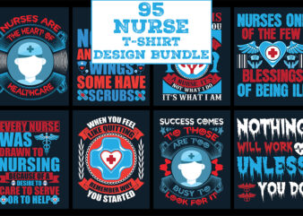 Nurse T-Shirt Design Bundle