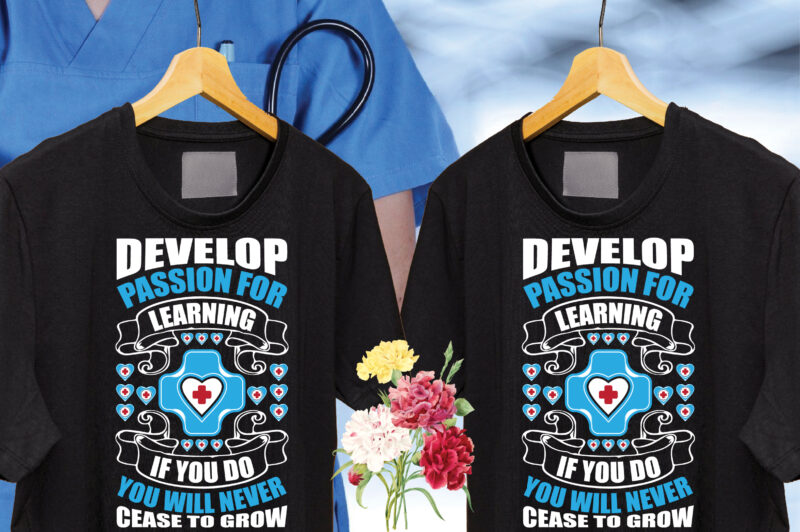 Nurse T-Shirt Design Bundle