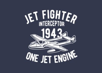 ONE JET ENGINE AIR CRAFT t shirt design online