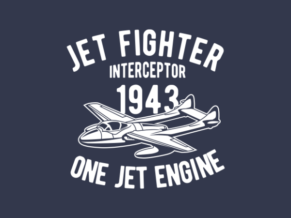 One jet engine air craft t shirt design online