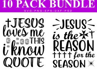 Christian Bundle SVG, Scripture Bundle, Waymaker SVG, Bible Verse Bundle, Cut Files for Cricut, Religious SVG, Jesus, God, Faith svg dxf t shirt vector file