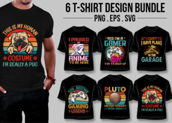 Retro Vintage T-Shirt Design Bundle