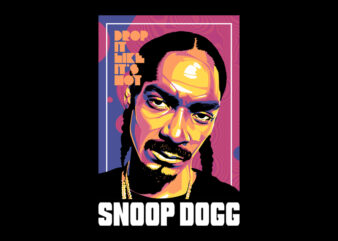 SNOOP DOGG t shirt template vector