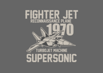 SUPERSONIC MACHINE t shirt template vector