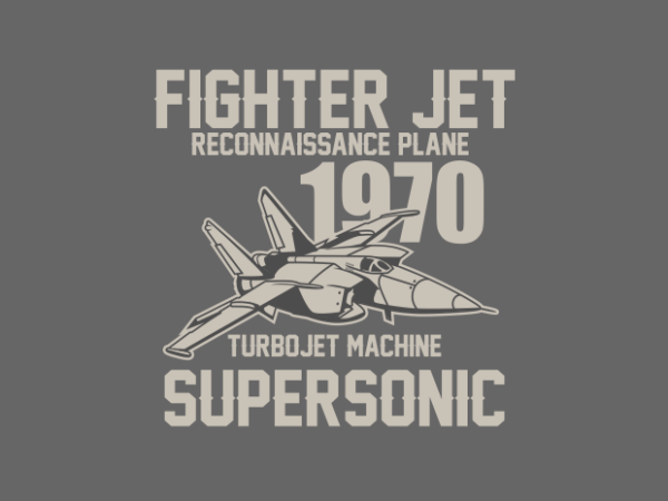 Supersonic machine t shirt template vector