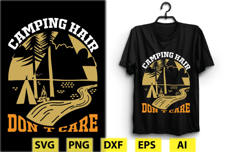 Camping T-shirt Design Bundle