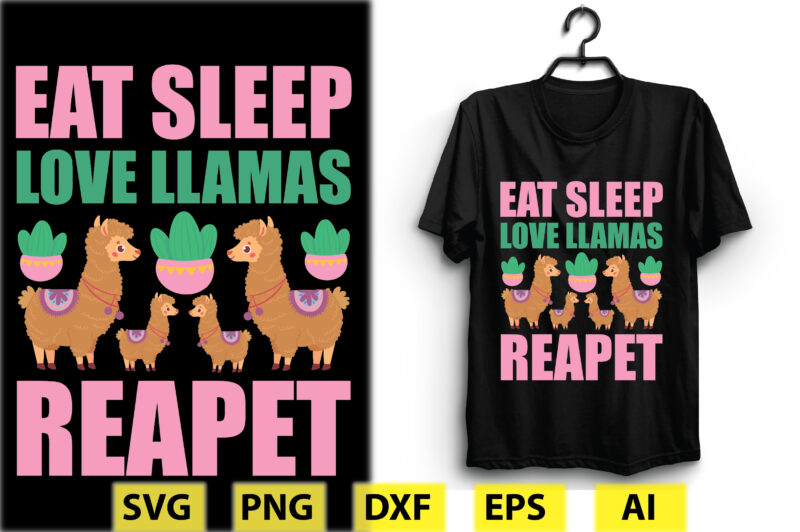 Llama T-shirt Design Bundle