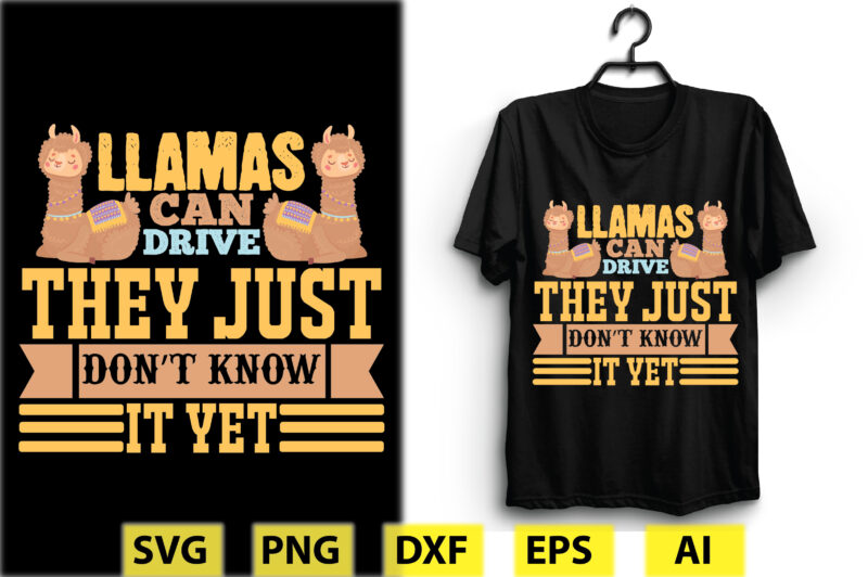 Llama T-shirt Design Bundle