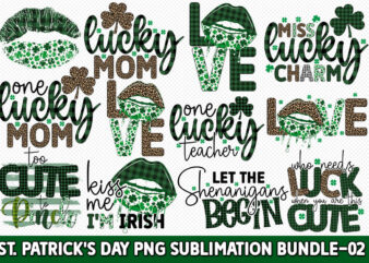 St. Patrick’s day PNG Sublimation Bundle