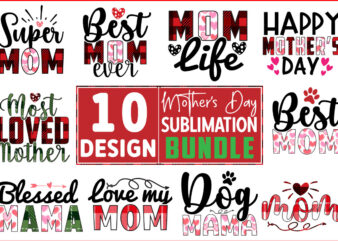 Mother’s Day Sublimation Design Bundle