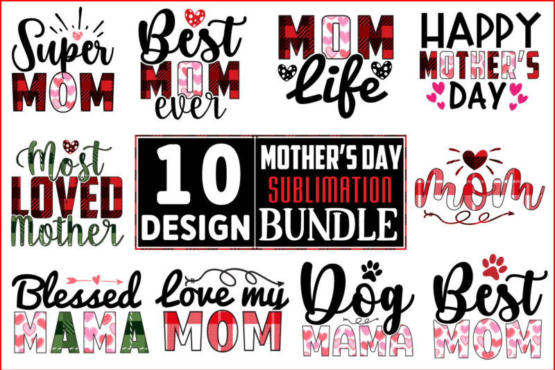 Mother’s Day Sublimation Design Bundle