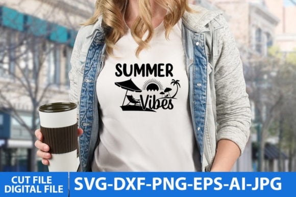 Summer vibes t shirt design