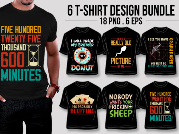 T-shirt design bundle for pod