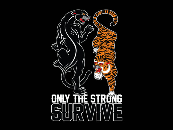 Survive t shirt template vector