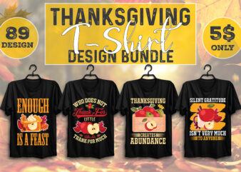 Thanksgiving T-shirt Design Bundle