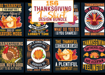 Thanksgiving T-shirt Design Bundle