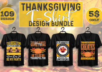 Thanksgiving T-shirt Design Bundle