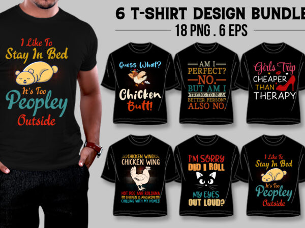 Typography t-shirt design bundle Typography t-shirt design bundle