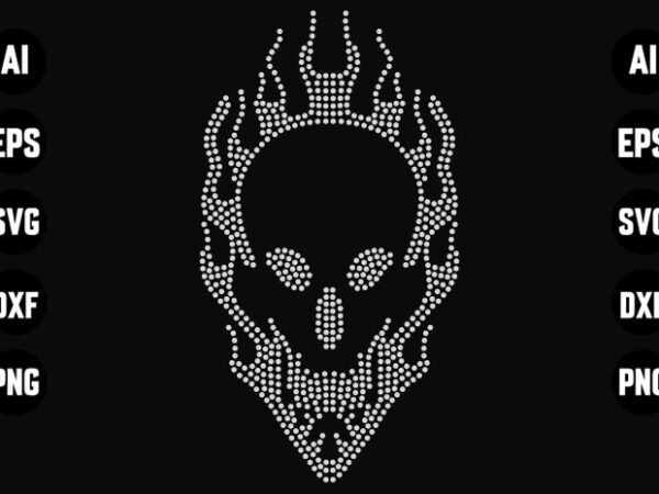 Skull rhinestone design Skull rhinestone design