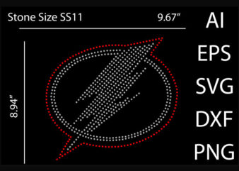 Logo rhinestone design